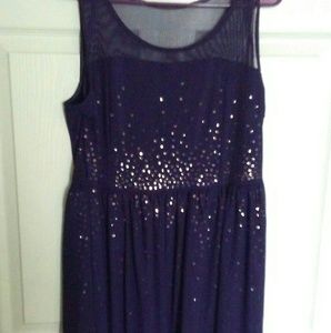 Purple dress plus size BNWT